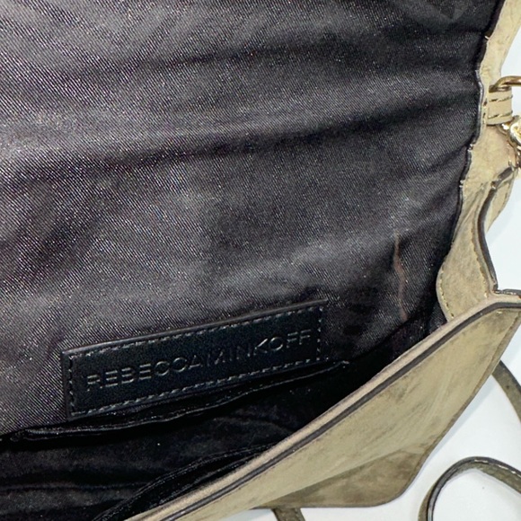 Rebecca Minkoff Olive Green  suede mini crossbody. 250 Retail. - Picture 8 of 14